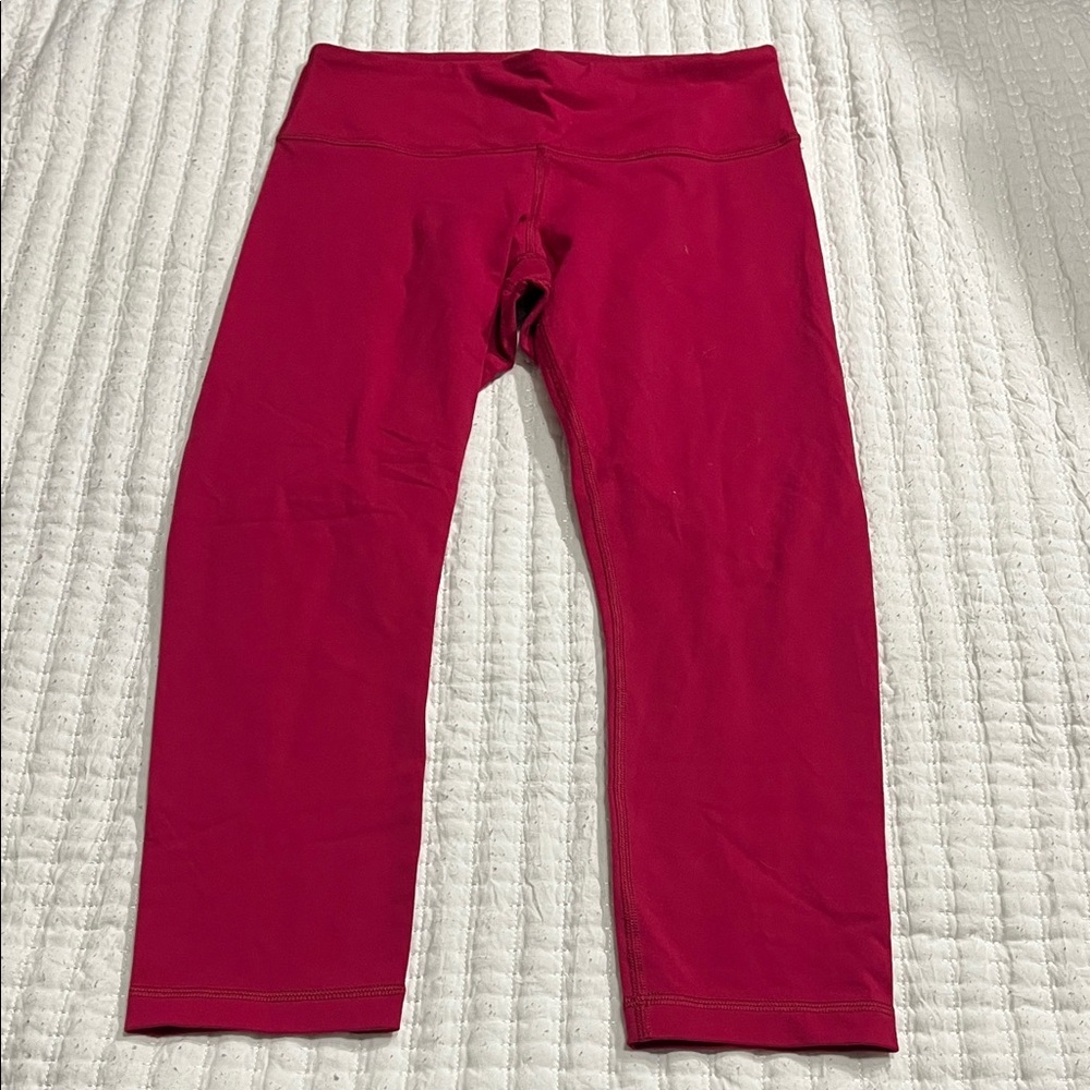lululemon athletica red Leggings